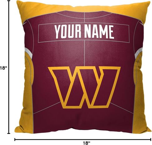 Northwest NFL Personalized Pillow, 18" x 18", Green Bay Packers-Colorblock in Saudi Arabia