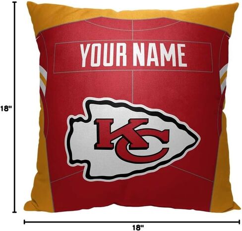 Northwest NFL Personalized Pillow, 18" x 18", Green Bay Packers-Colorblock in Saudi Arabia