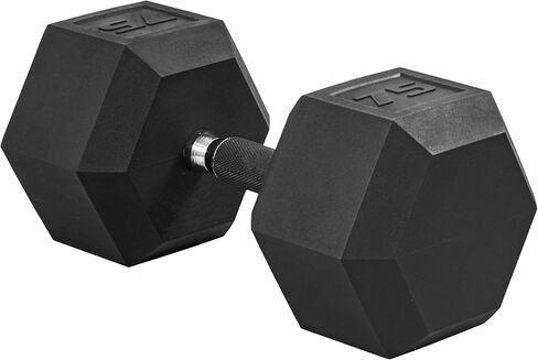 CAP Barbell Coated Dumbbell Weights with Padded Grip, Single, 65 Pounds in Saudi Arabia