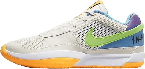Nike Ja 1 Men's Sneakers, Black/Light Silver/Coconut Milk/Vivid Sulfur, Size 7 in Kuwait