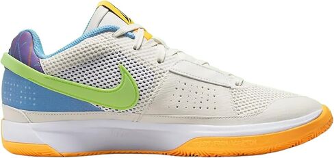 Nike Ja 1 Men's Sneakers, Black/Light Silver/Coconut Milk/Vivid Sulfur, Size 7 in Kuwait