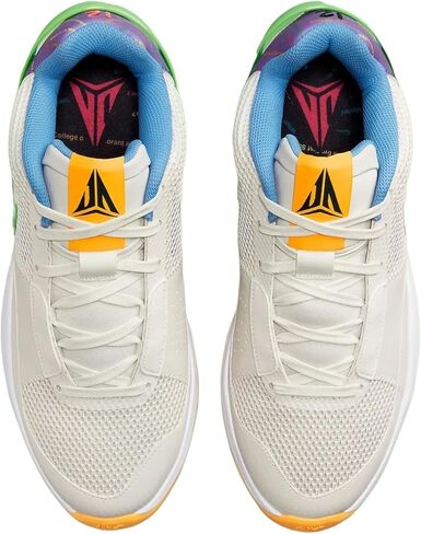 Nike Ja 1 Men's Sneakers, Black/Light Silver/Coconut Milk/Vivid Sulfur, Size 7 in Kuwait