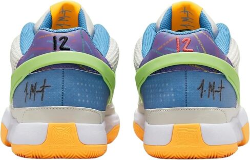 Nike Ja 1 Men's Sneakers, Black/Light Silver/Coconut Milk/Vivid Sulfur, Size 7 in Kuwait