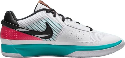 Nike Ja 1 Men's Sneakers, Black/Light Silver/Coconut Milk/Vivid Sulfur, Size 7 in Kuwait