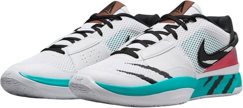 Nike Ja 1 Men's Sneakers, Black/Light Silver/Coconut Milk/Vivid Sulfur, Size 7 in Kuwait