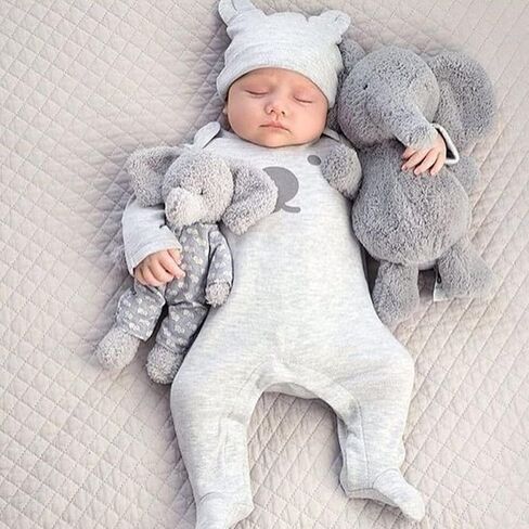 6 Pack Newborn Baby Hat Set for Unisex Infant Newborn Toddler Soft Warm Cap Baby Beanie Hat for Boys Girls 0-24 Months in Kuwait