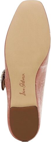 Sam Edelman Women's Michaela Mary Jane Flat, Pink Rosette, 7 in Saudi Arabia