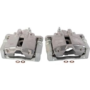 TRQ Rear Brake Caliper Set Compatible with 2003-2007 Cadillac CTS 2005-2011 STS