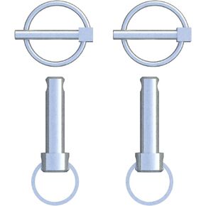 Curt Manufacturing 19261 Replacement Rambler Tow Bar Base Pins with Clips