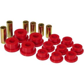 Prothane 13-201 Red Front Upper and Lower Control Arm Bushing Kit
