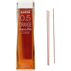 Color Mechanical Pencil 0.5mm Lead, Nanodia, Orange, 0.5mm Lead