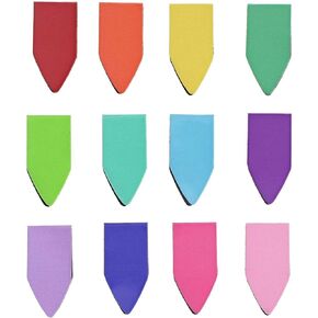 Bright Creations 72 Pack Rainbow Arrow Magnetic Bookmarks, Bulk Mini Magnet Page Clip Markers for Reading, 12 Colors (1 x 0.5 in)