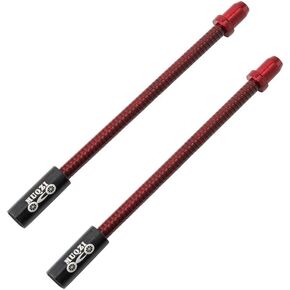 BESPORTBLE 2Pcs Bike Flexible V-Brake Noodle Cable Guide Pipe Rubber Boots Bicycle Cycling (Black)