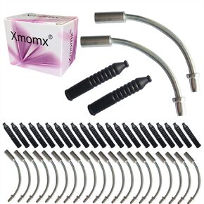 20 PCs 90° Liner V Brake Noodle Cable Guide Pipe Rubber Boot Bicycle Cycling Set