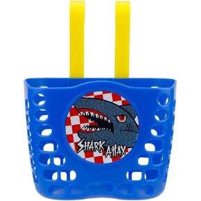 BESPORTBLE Kids Bike Basket for Boys Girls, Bicycle Front Handlebar Basket with Unicorn Pattern Plastic Basket Fits Most Bicycles Scooter Decor Storage Basket 1Pc