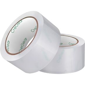 Packing Tape, 2.7mil, 24 Rolls Heavy Duty Packaging Tape, 1.88" x 60 yds, Total 1440 Yards, Clear Ultra Strong Seal Shipping Tape Refills for Moving Mailing Boxes Storage, 3" Core