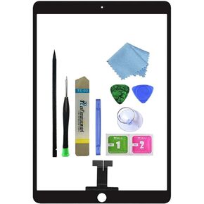 for Black iPad Air 3 3rd Generation 2019 10.5 inch Touch Screen Digitizer Glass Replacement (Not LCD) Modle A2152 A2123 A2153 A2154 with Toolkit.