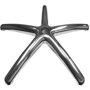26" Replacement Polished Aluminum Office Chair Base - S4429