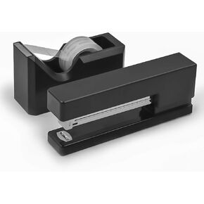 Stapler with 1000 Staples-Plier Stapler Save 60% Power,Good for Stapling at Home School or Warehouse (Black Stapler Suit)