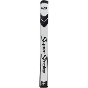 Superstroke Slim Putter Grip, Oversized, Lightweight Golf Grip, Non-Slip, 13.75" L X 1.30" W, USGA Approved, White/Black, Plus 3.0 XL