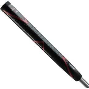 Winn Pro X 1.18 Putter Grip (Midsize, Black/Red), Pro X 1.18 WPX18-BK