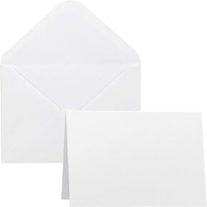 50 Pack Blank Cards and Envelopes 4x6, Brown Blank Note Cards Greeting Cards and Envelopes Set, Folded Cardstock with A6 Envelopes for DIY Greeting Cards, Thank You Cards, Invitations in All Occasions