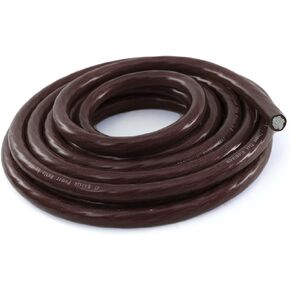 KnuKonceptz Bassik 8 Gauge Power/Ground Wire Cable Black 25 Foot Coil