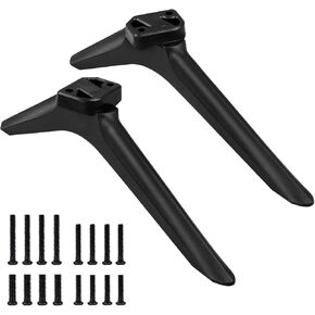 TV Base Stand for Hisense TV Legs, TV Stand Legs for Hisense 32" 43" 50" 55" 58" 65" TV, for 32H4030F3 32H4G 43R6E3 43R6E1 50R6E3 50R6E4 50R6090G 55R6E1 55R6E 55R6070G 58R6E3 65H6570F, with Screws