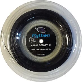 Python Atlas Deluxe Racquetball String Reel (Natural or Black Color/ 16g, 17g, 18g) (360 ft.)