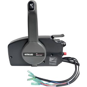 Boat Throttle Control 703-48207-17 703-48230-14 703-48203-15 Outboard Remote Control Box Assy 10 Pins Fit for Yamaha Outboards Side Mount Push to Open