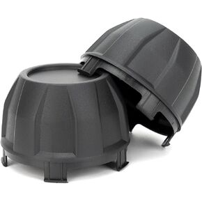 Tire Wheel Hub Caps Compatible with Kawasaki Teryx KRX 1000 2020 2021 2022 2023 Replace OEM 11065-1341, Black, 2PCS - Dust Center Hub Cap Covers