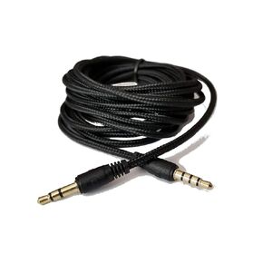 ienza 12Ft Long 3.5mm TRRS-TRS Cable for External Microphones, Compatible with Rode and Similar Microphones (Not for Headphones or Speakers)