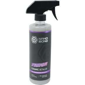 Nano Bond Ceramic Coating Spray Detailer 16 FL oz, Spray Wax for Car, Quick Waterless Wash, Hydrophobic Top Coat, Professional Grade Sealant Polish for Cars, Rvs, Motorcycles, Boats, and Atvs