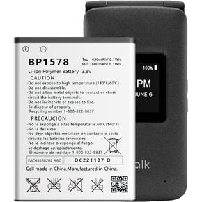 BP1578 Battery,[1630mAh] Ultra High Capacity Replacement Battery for Kazuna eTalk 4G LTE BP1578