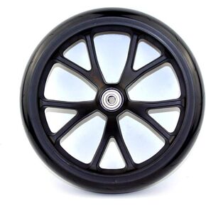 8 Inch Scooter PU Wheel With Bearings Kids Kickscooter Wheel Adult Scooter Replacement Spare Wheel Shopping Cart Solid Wheel (5 spokes wheel)