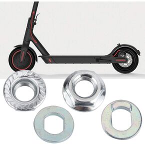 Electric Scooter Front Motor Wheel Steel Alloy Nuts Replacement for Xiaomi M365 Pro, Durable, and Has Good Toughness and High Strength.
