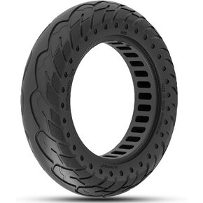 GYL 10 Inches Solid Tires, 10x2.125, 50/75-6.1 Rubber Tire Replacement for Hiboy S2 MAX Xiaomi M365 Pro 2 Gotrax G4 XR GXL V2 Electric Scooter, 10X2 Tubeless Front or Rear Tyre Black 1pcs