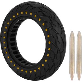 RUTU 2PCS 10X2.125 Scooters Solid Tire10 inches Electric Scooter Wheel Replacement for Xiaomi M365/M365 Pro/1S/Pro 2 Gotrax G4 GXL V2 Ninebot D40x F25 F30 F35 F40 F45 F60 Electric Scooter
