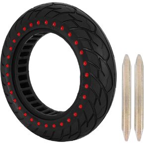 RUTU 2PCS 10X2.125 Scooters Solid Tire10 inches Electric Scooter Wheel Replacement for Xiaomi M365/M365 Pro/1S/Pro 2 Gotrax G4 GXL V2 Ninebot D40x F25 F30 F35 F40 F45 F60 Electric Scooter
