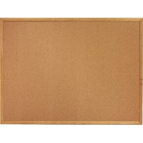 Lorell Oak Wood Frame Cork Board 18" x 24"
