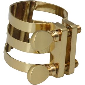 Mxfans 40x25x25mm Twin Screw Adjustment Alto Saxophone?Mouthpiece Sax Ligature