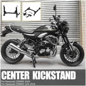 Motorcycle Black Centerstand Kickstand Center Central Foot Stand Parking Firm Mount Bracket Holder Frame Support for K.awasaki Z900RS Z900 RS Z 900 RS Z-900-RS Cafe 2018 2019 2020 2021 2022 2023