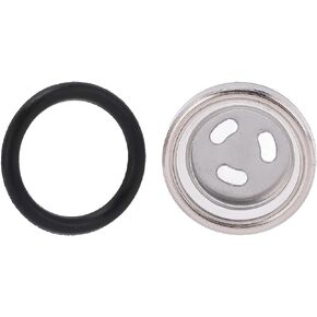 Brake Sight Glass, Motorcycle Brake Master Cylinder, Universal Front Rear Reservoir Sight Glass Replacement Compatible with Scooter Dirt Bikes Autocycle ATV (12mm)