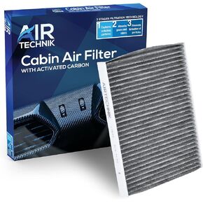AirTechnik CF11670 Cabin Air Filter w/Activated Carbon | Fits Ford Ecosport 2018-2022, Fiesta 2011-2019 - BE8Z-19N619-A