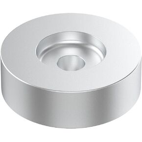 DIGITNOW 45 RPM Adapter, for 7 Inch Vinyl Record Players and Technics Turntables, Solid Aluminum Dome 45 Adapter Silver
