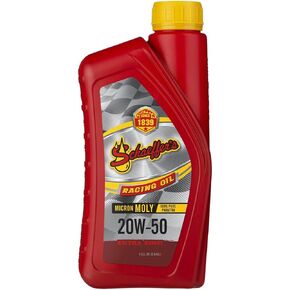 Schaeffer Manufacturing Co. 0191-012 Micron Moly Racing Engine Oil 20W-50, 1-Quart Bottle (Pack of 12)