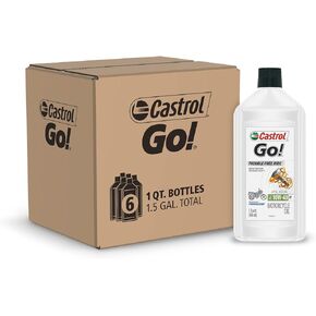 Castrol Go! 10W-40 4T Motorcycle Oil, 1 Liter, Pack of 6
