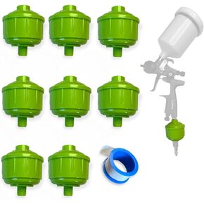 كرات فلتر LiME Line Mini للهواء/المياه يمكن التخلص منها في خط مسدس رش الطلاء أداة الهواء مرشح فاصل الرطوبة (8)
