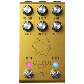 Golden Boy Transparent Overdrive Guitar Effects Pedal (GOLDENBOY)