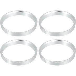 ACROPIX 70.6mm to 64.1mm Universal Car Hub Centric Rings Silver Tone - Pack of 4